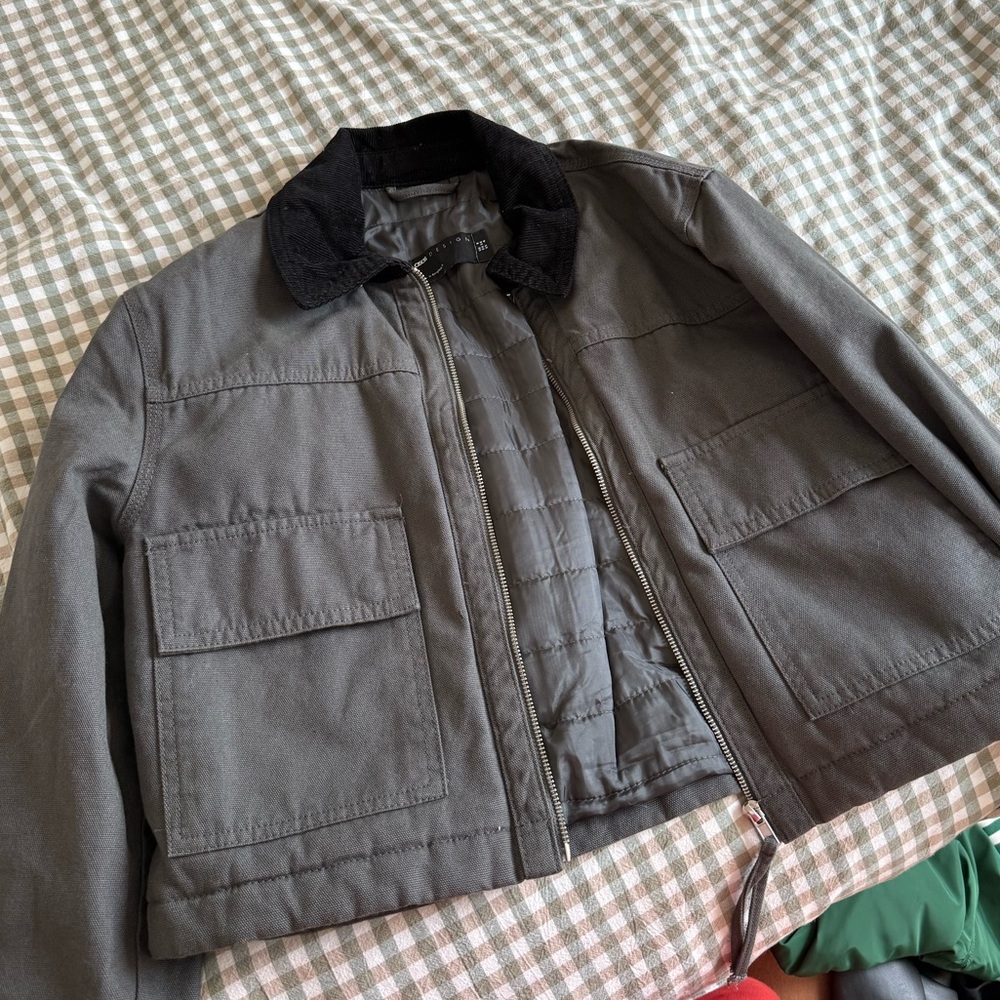 ASOS Gray Utility Jacket - Picture 2 of 4